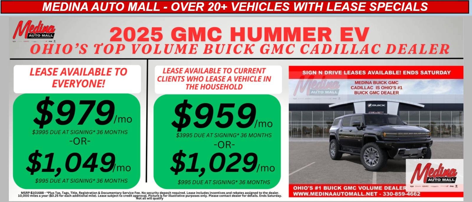 Hummer lease special