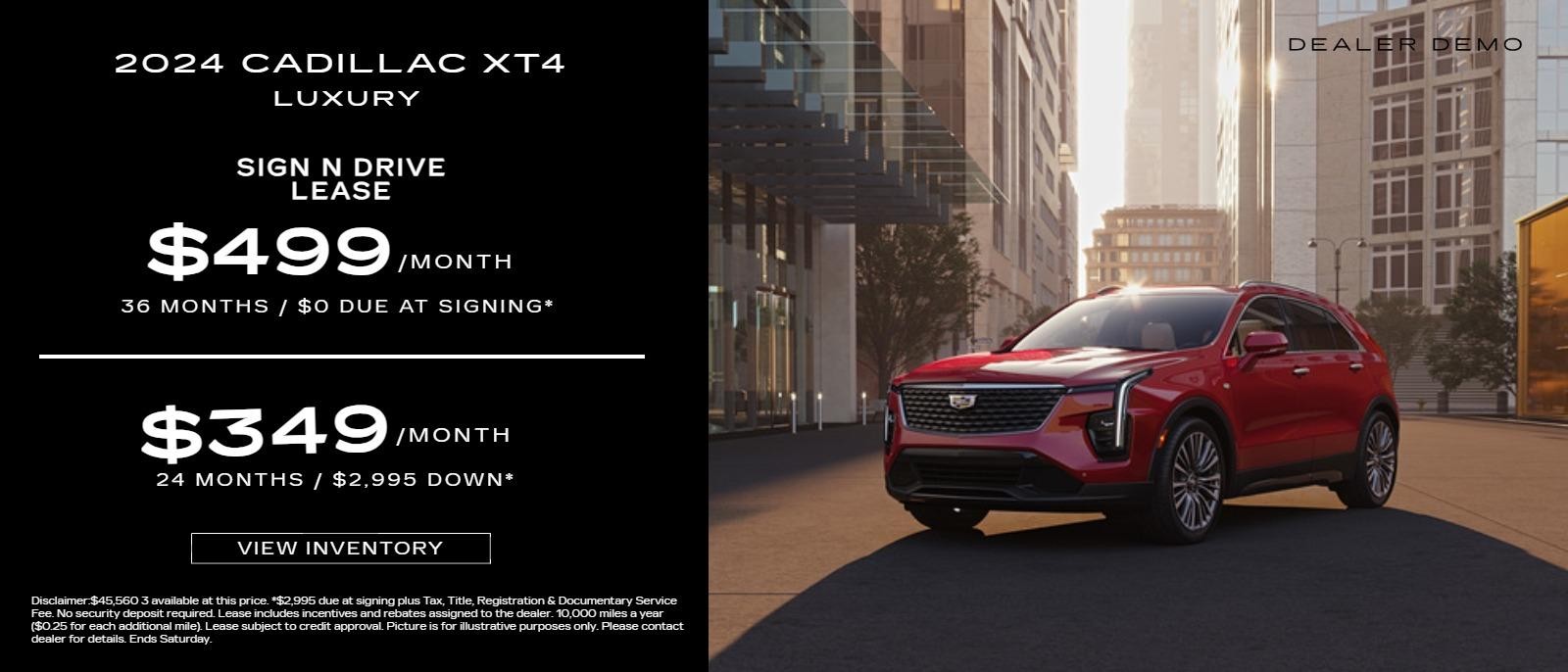 2024 CADILLAC XT4 PREMIUM LUXURY