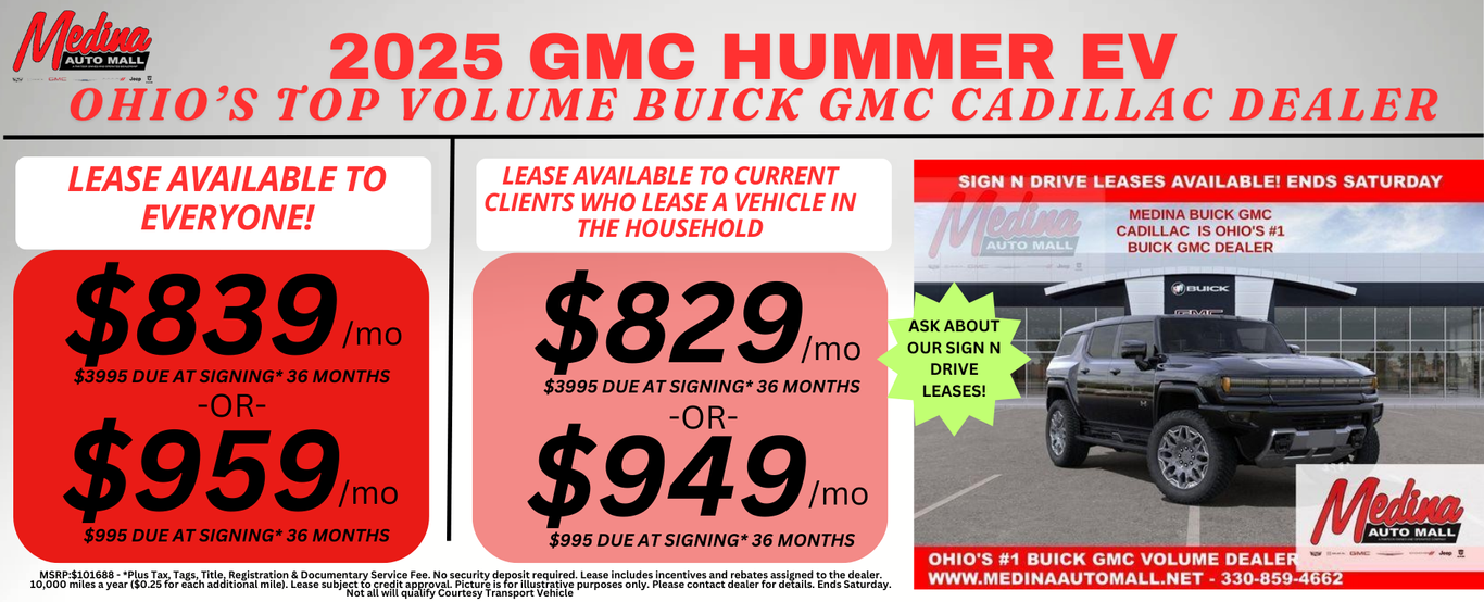 Hummer lease special