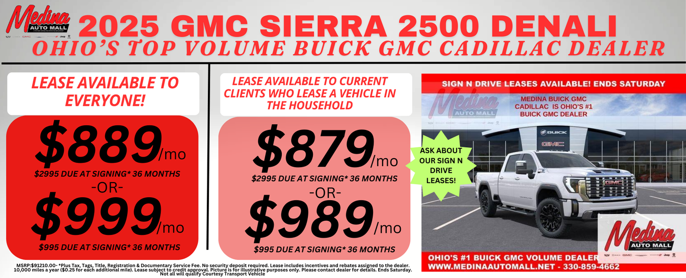 2023 GMC Sierra 2500HD Specials in Medina, OH