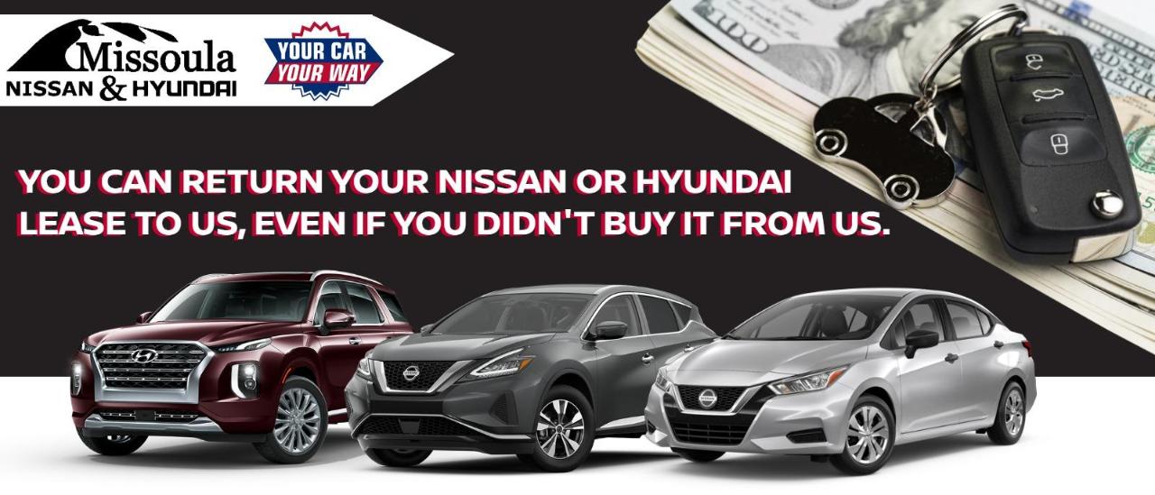 Missoula Nissan Hyundai is a Nissan, Hyundai dealer selling new and