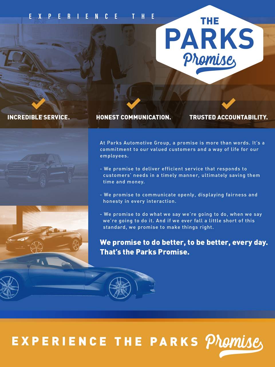 Parks Automotive Group is a Charlotte Chevrolet, Buick, GMC, Ford