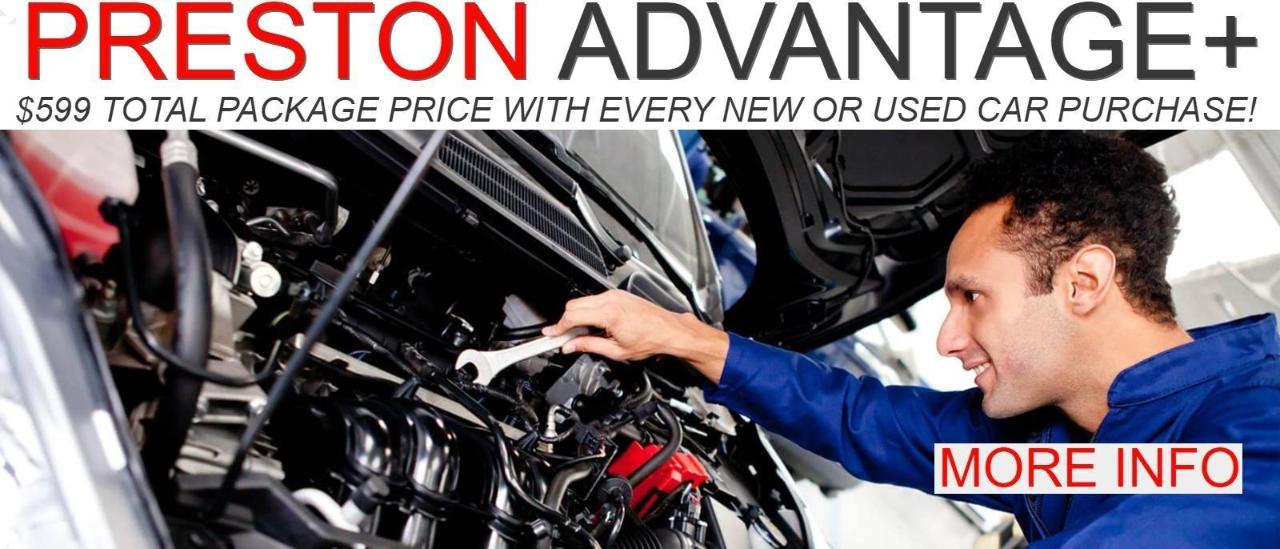 Preston Superstore New & Used Cars, Auto Repair Shop