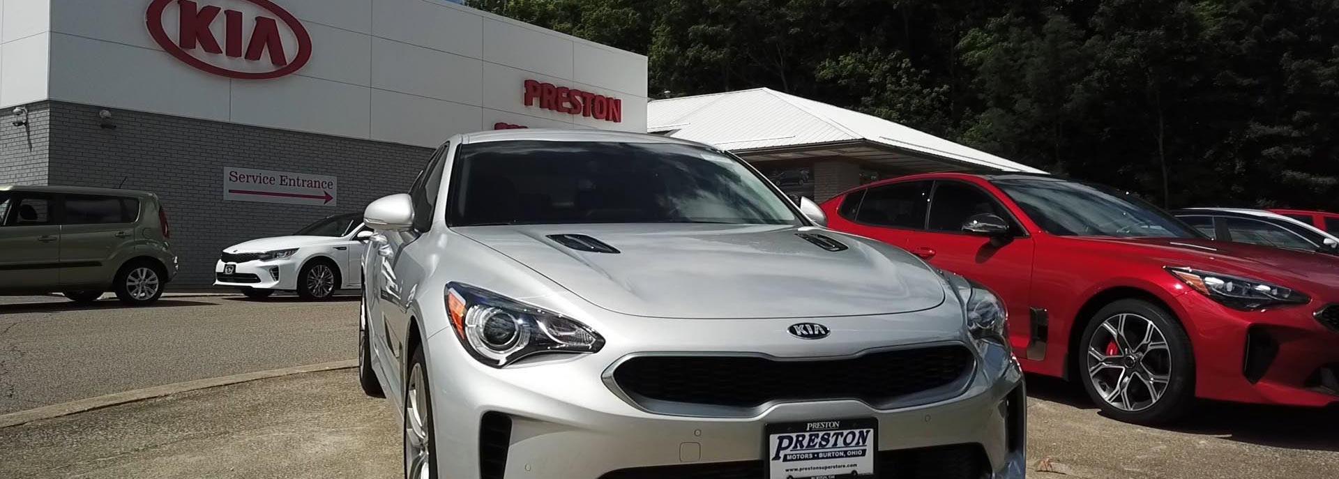 Preston Kia is a Burton Kia dealer and a new car and used car Burton OH
