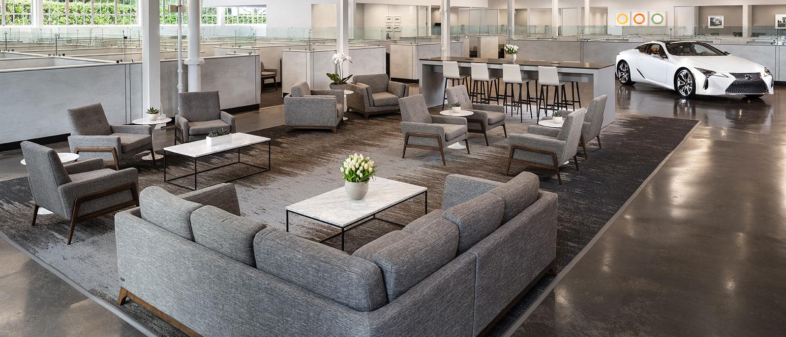 Interior of Sewell Lexus of Dallas