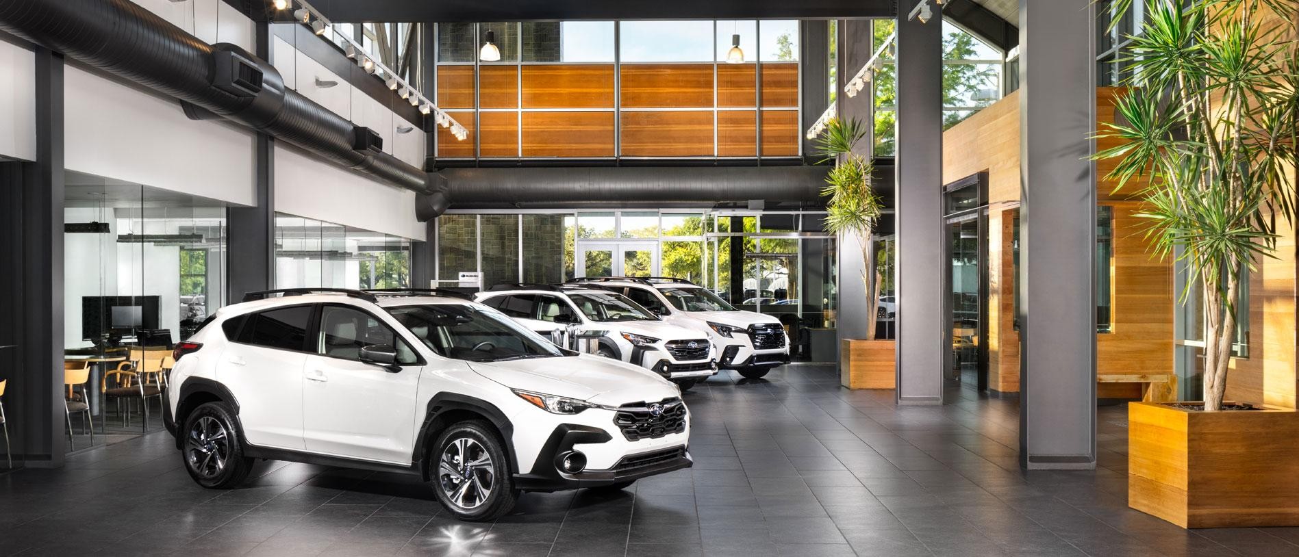 Subaru Interior Dealership Photo