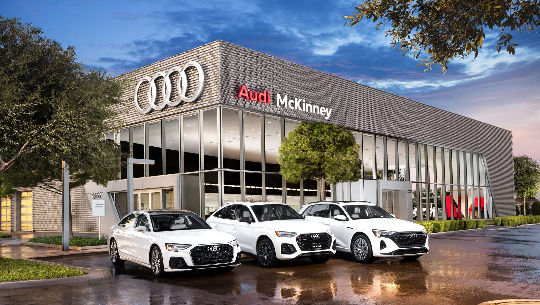 Sewell Audi McKinney Dealership Exterior Photo