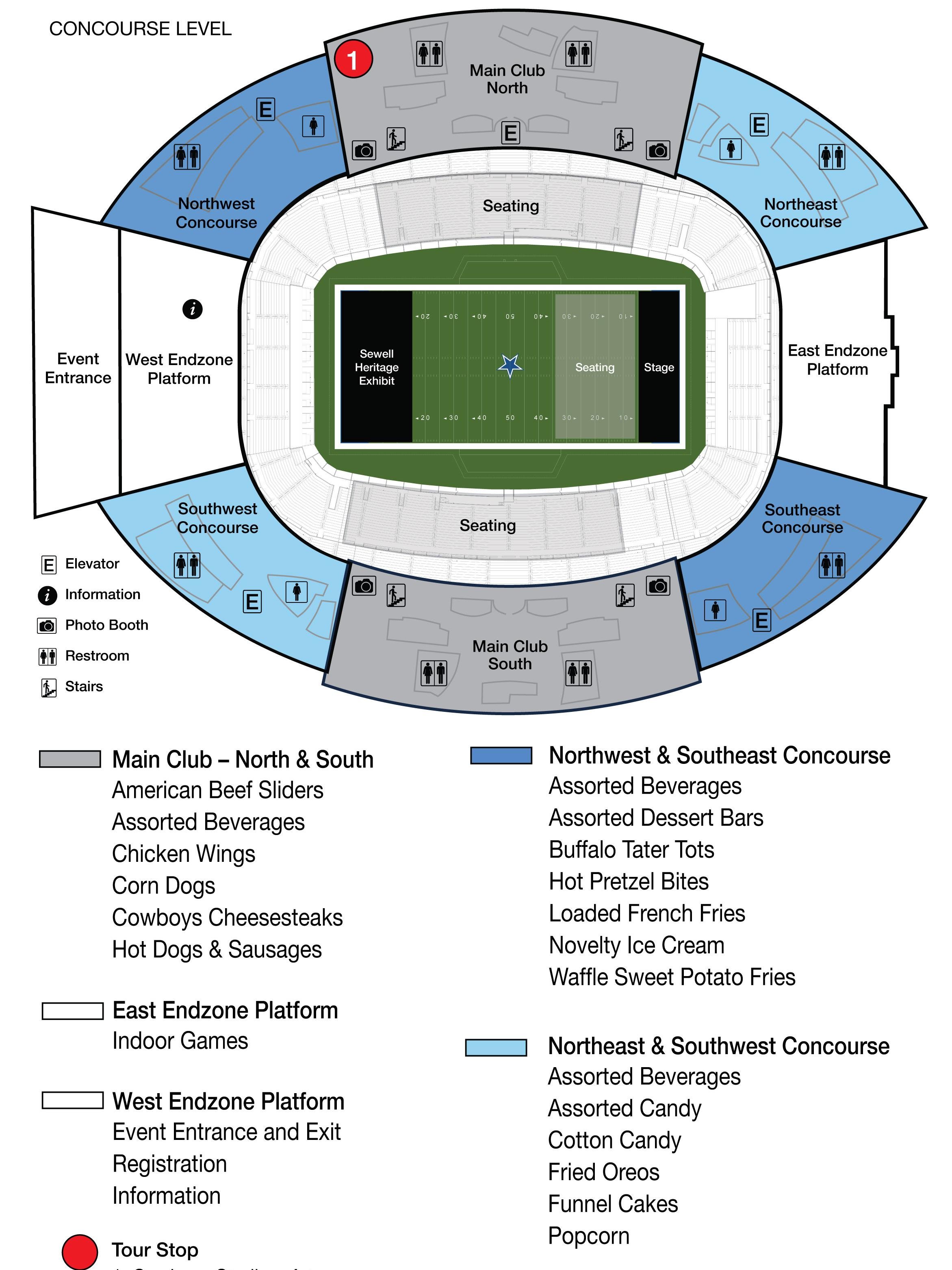 AT&T Stadium - Concourse Level