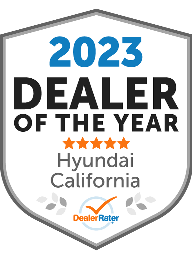 2023 DEALER OF THE YEAR Hyundai California Dealer Rater