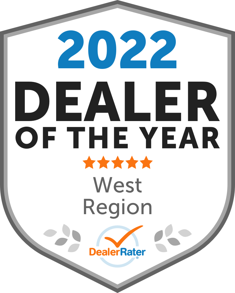 2022 DEALER OF THE YEAR West Region Dealer Rater