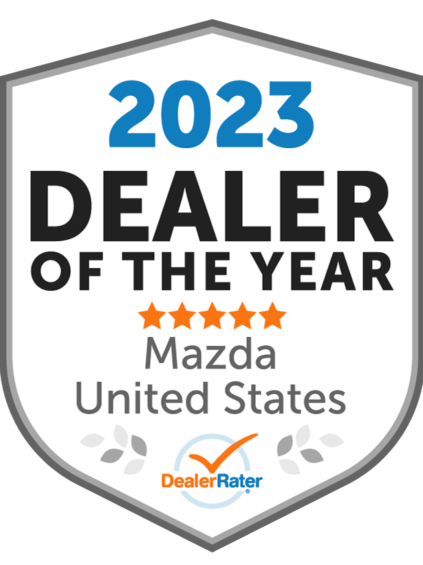 2023  DEALER OF THE YEAR Mazda United States Dealer Rater
