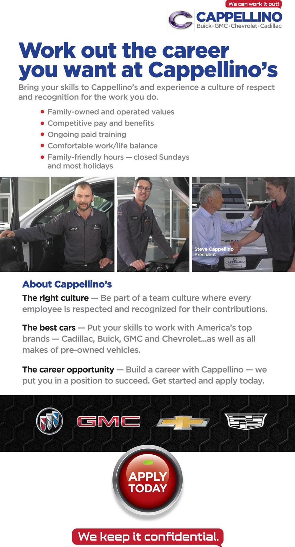 Cappellino Buick GMC Chevrolet Cadillac is a Williamsville Buick