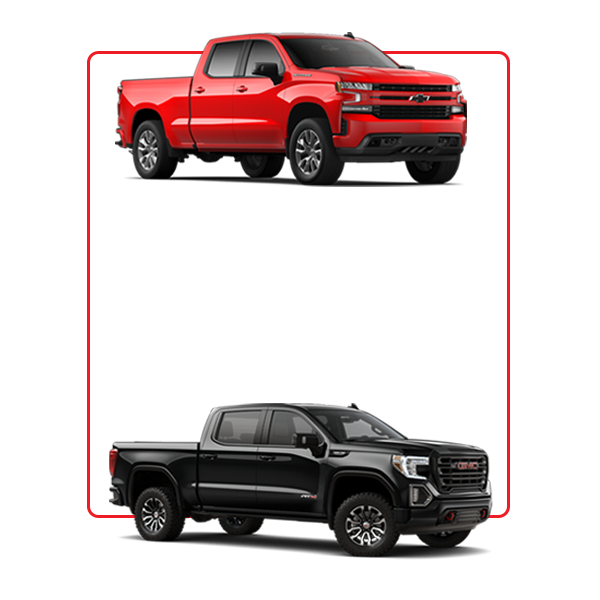 Chevrolet 2020 Silverado 1500 Crew RST + 2020 Sierra 1500 Crew Cab Short Bed AT4            