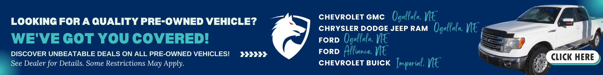 Pre-Owned Vehicles