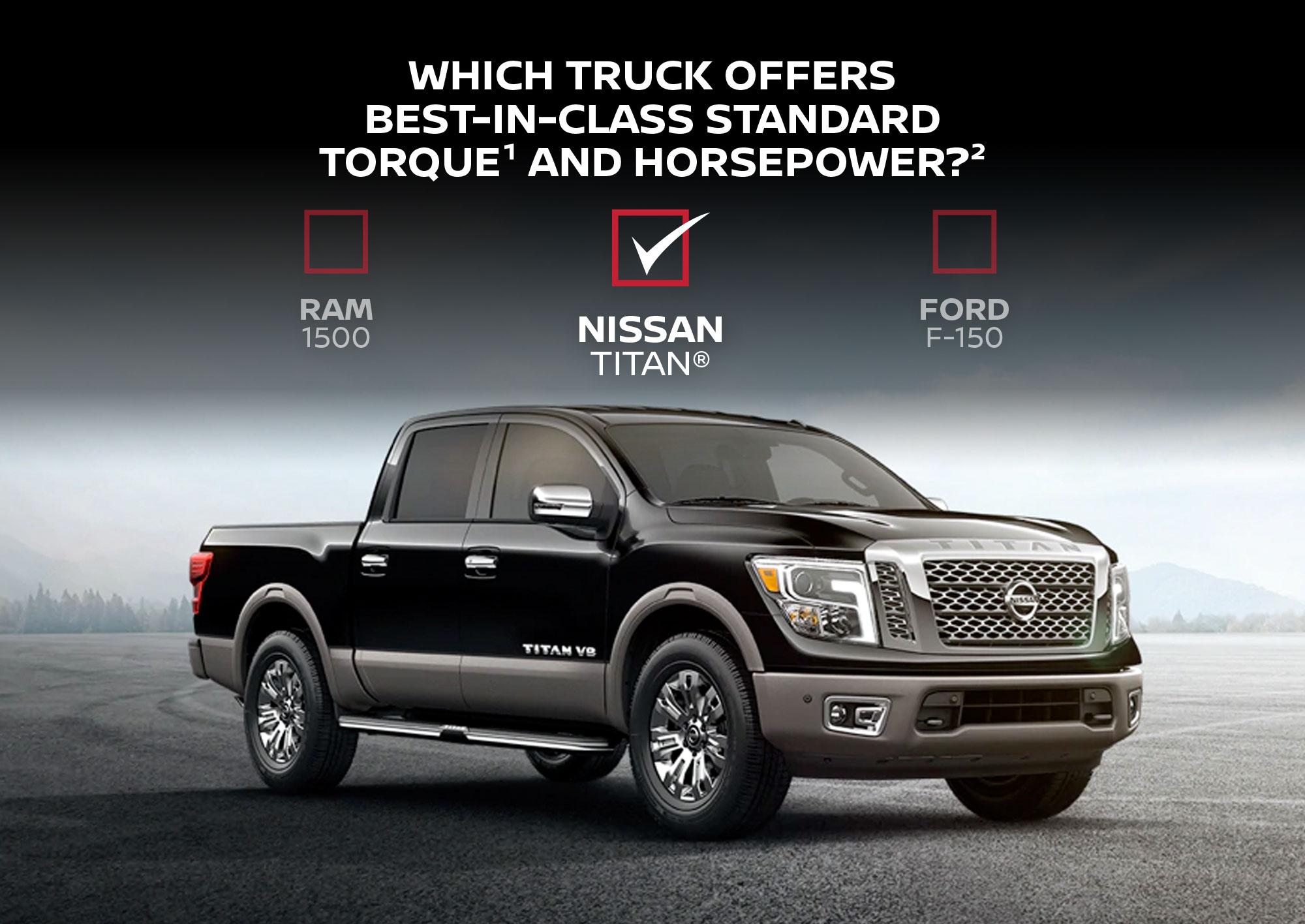 Compare Nissan Trucks In Doral, FL. | TITAN | TITAN XD | Frontier