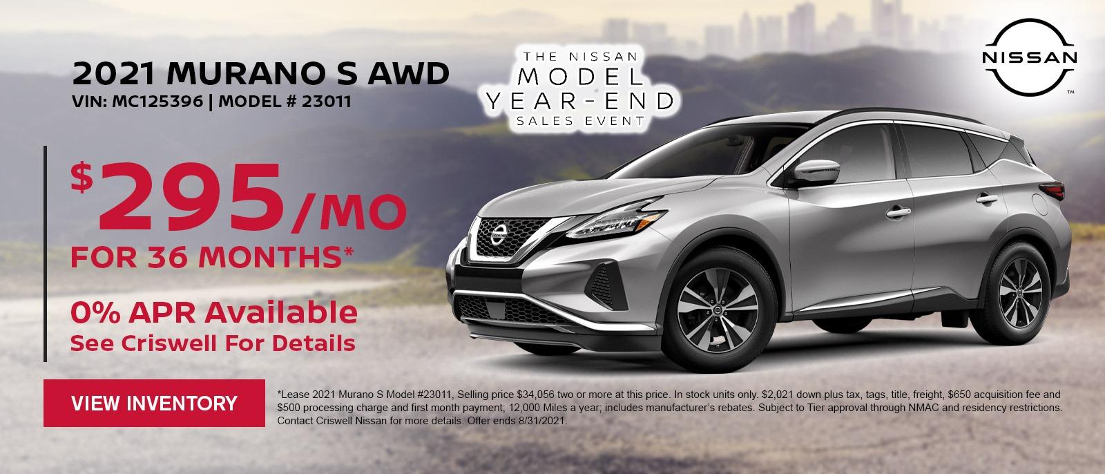 Nissan Lease Deals in Germantown, MD Criswell Nissan