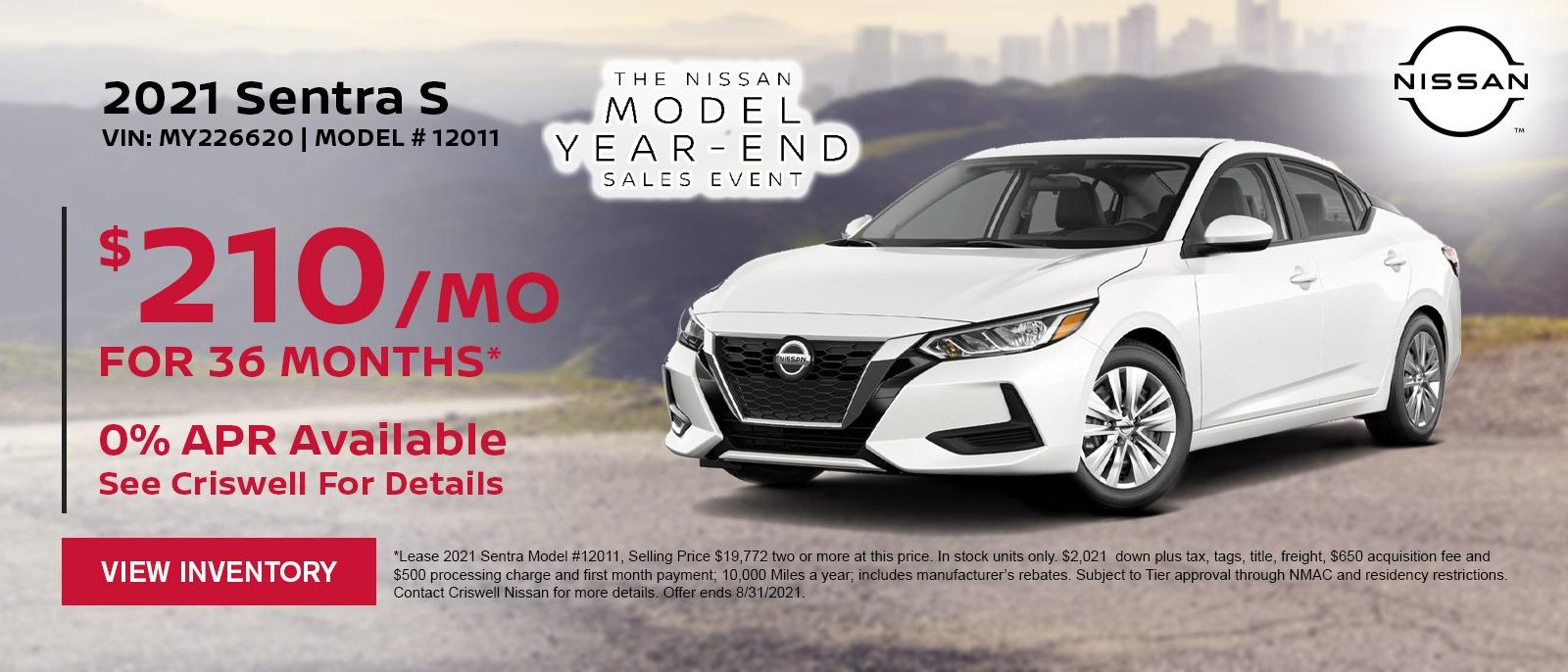 Nissan Lease Deals in Germantown, MD - Criswell Nissan