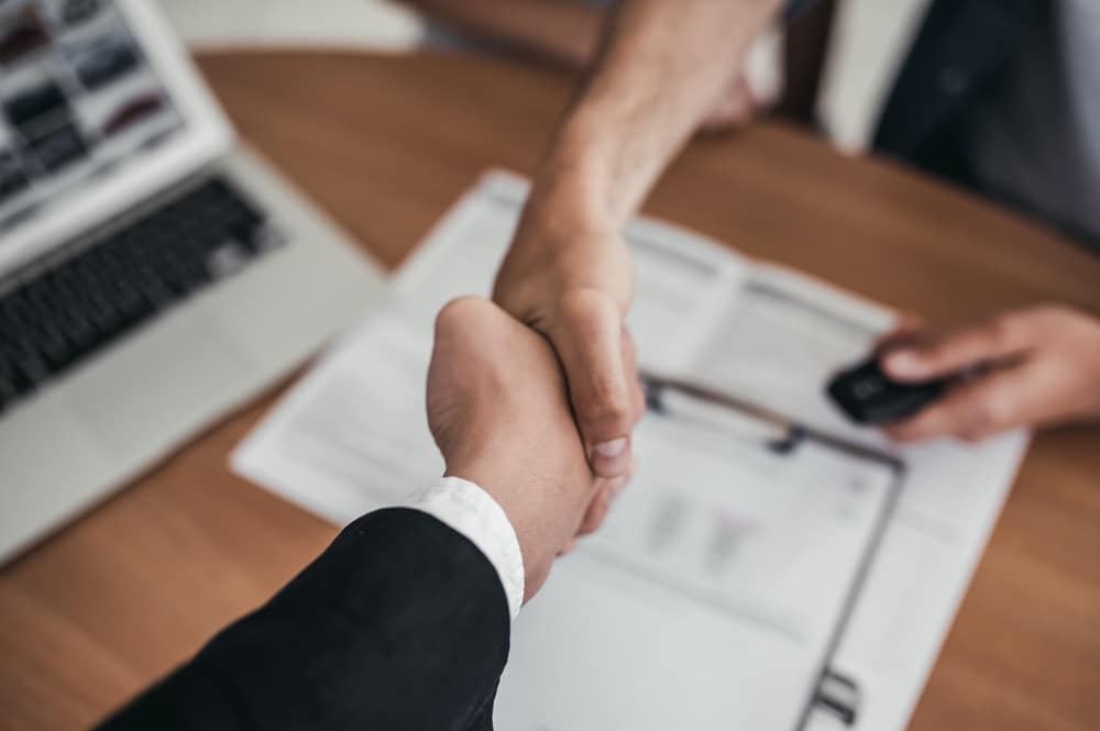 shaking hands