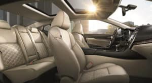 Nissan Maxima white interior