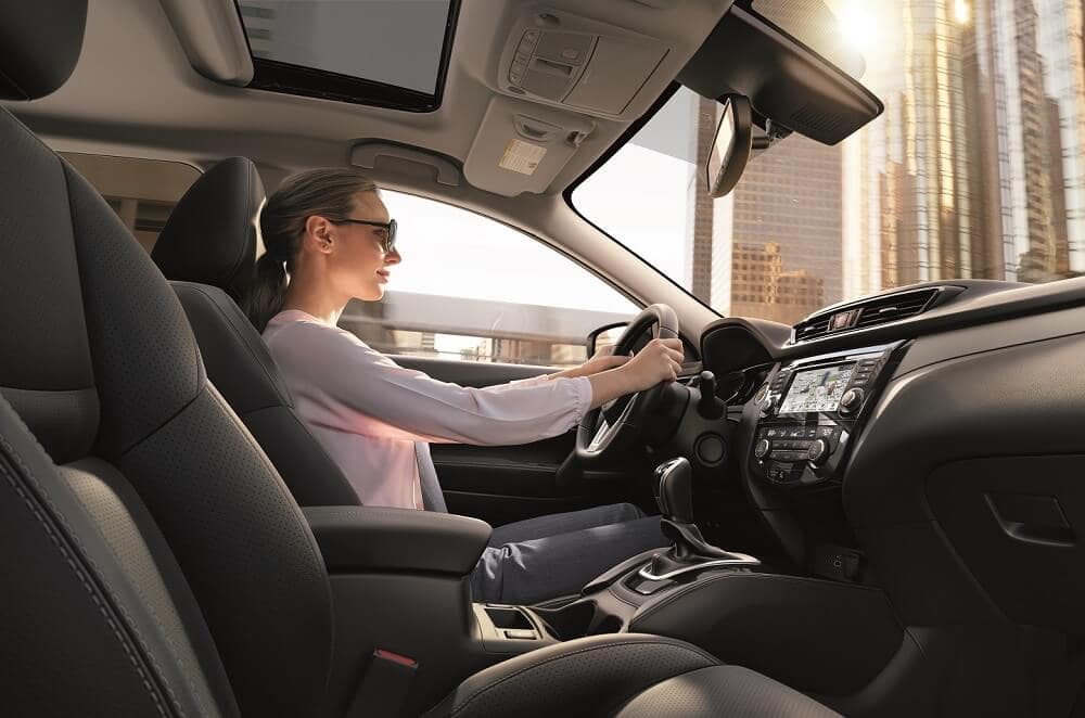 Driving a Nissan Rogue Sport