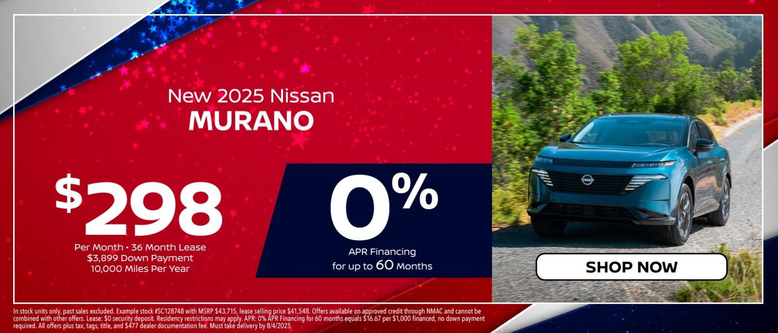 New 2025 Nissan Murano