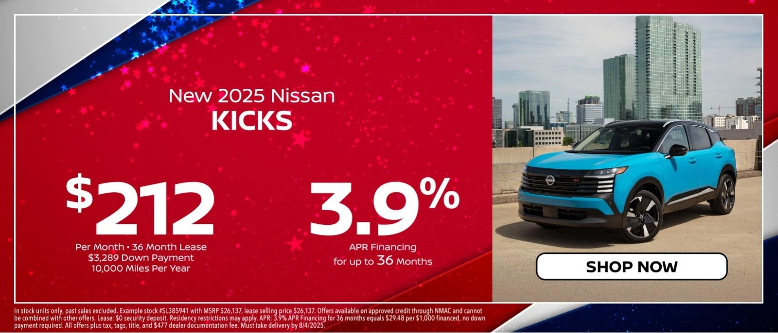 New 2025 Nissan Kicks