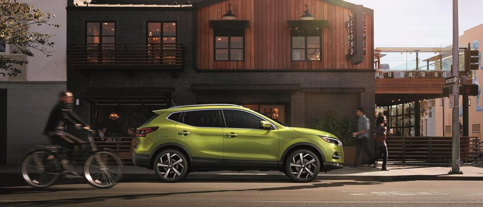Nissan Rogue on city steet