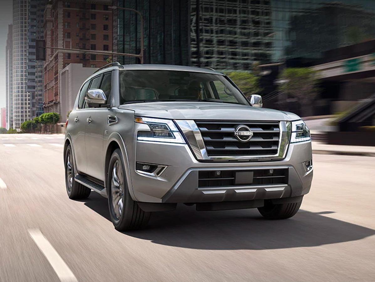 Nissan Armada Cruising on road