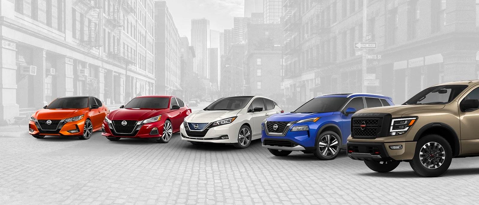 Nissan Vehicles lineup
