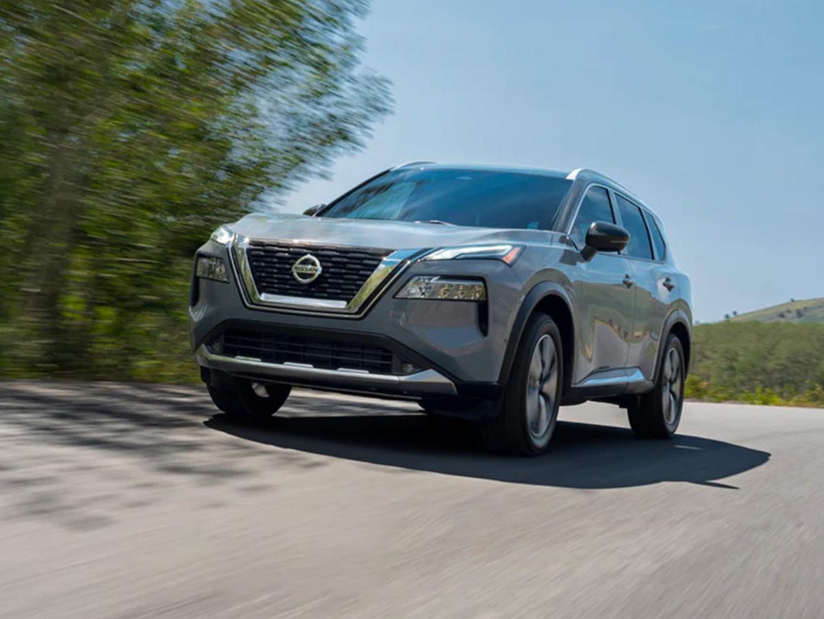 2021 Nissan Rogue Running on Road