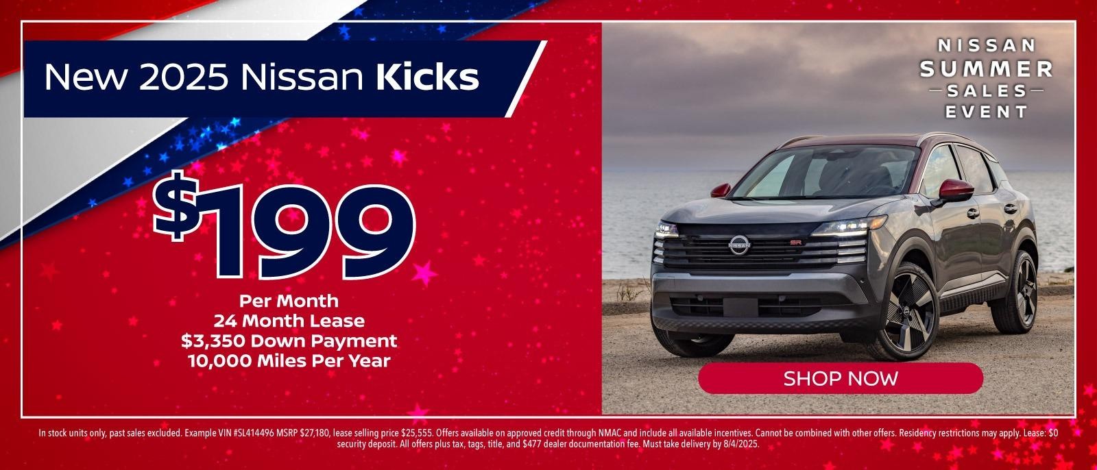 New 2025 Nissan Kicks