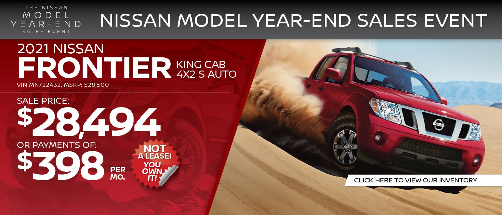 Lease Offers & Nissan Specials in Anderson, SC