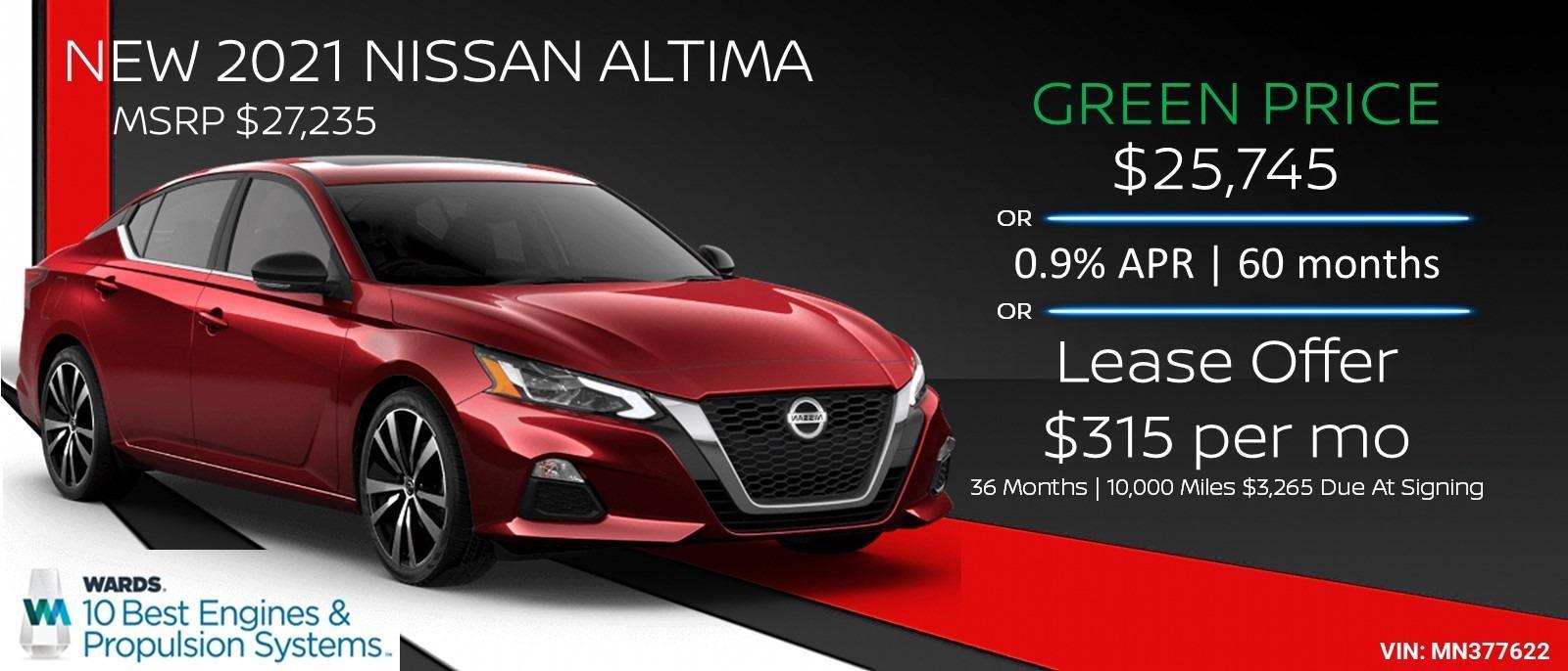 Green Nissan in Springfield Serving Chatham, Taylorville, and Lincoln, IL Nissan Shoppers