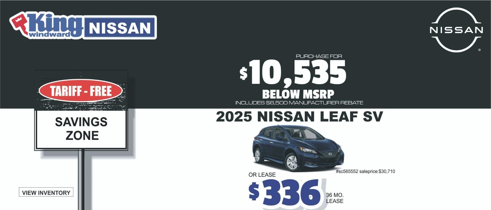 2025 Nissan LEAF S