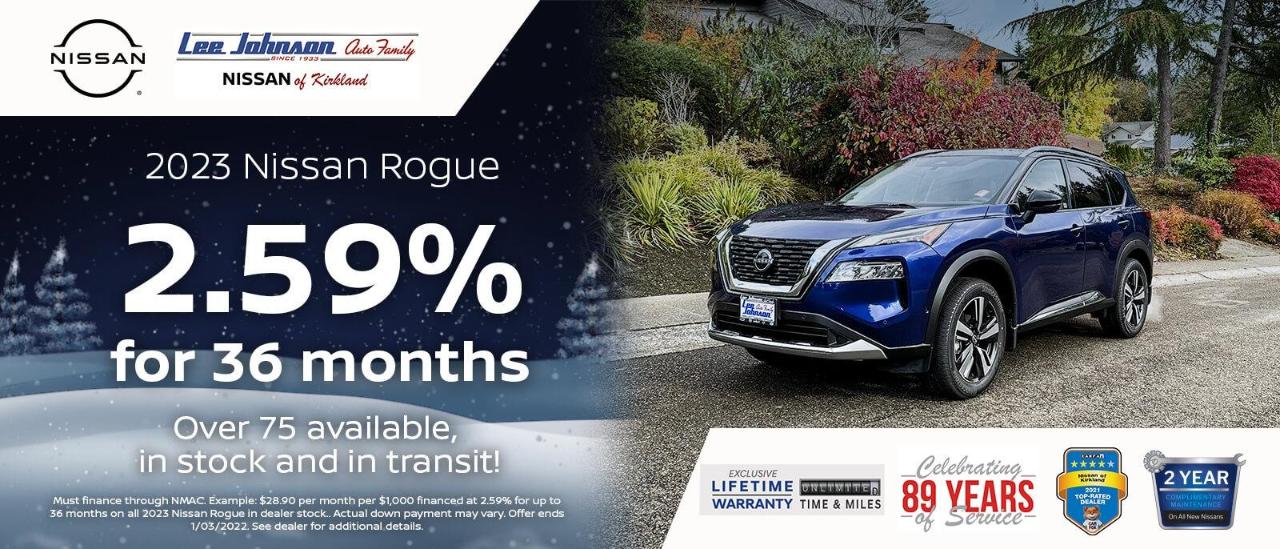 New Nissan Specials Lee Johnson Nissan of Kirkland