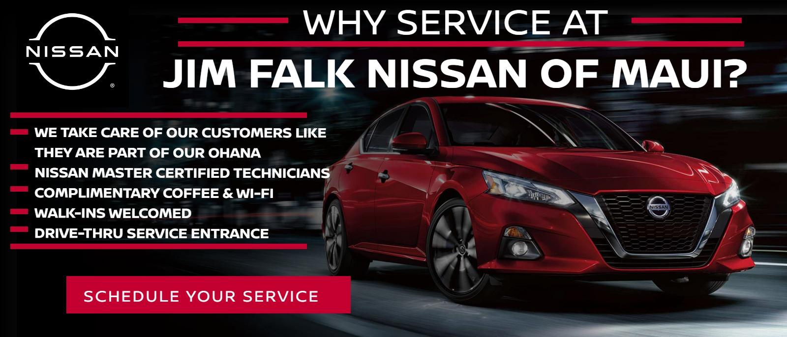 Jim Falk Nissan of Maui in Kahului A Dealership Alternative for Wailuku