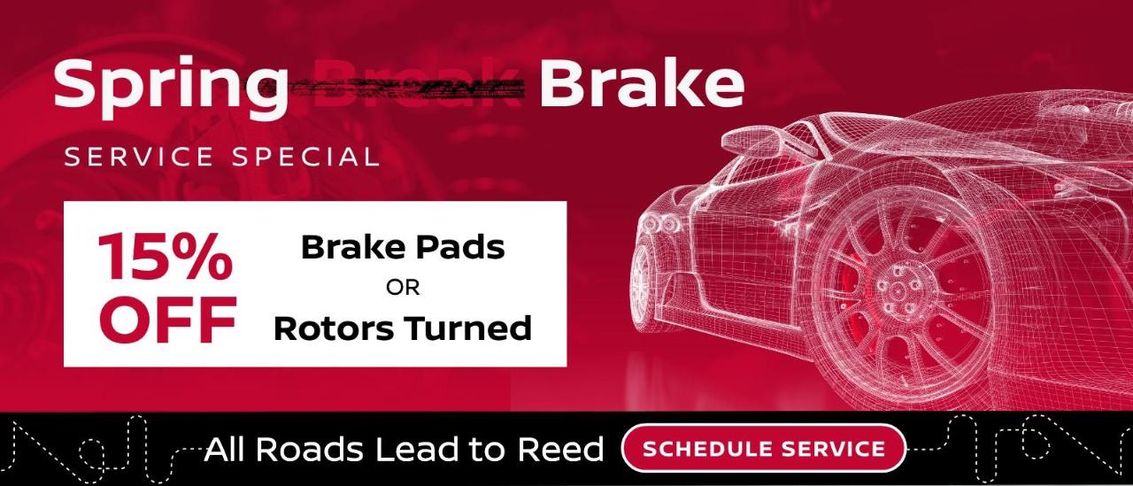 Service and Part Specials at Reed Nissan Clermont