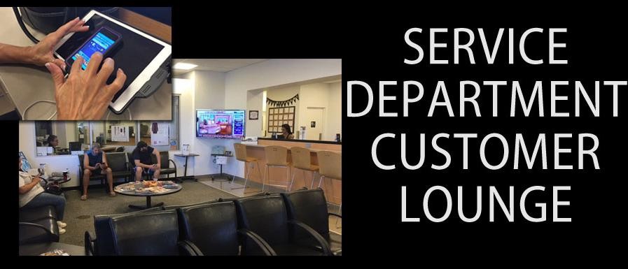 Service department Customer Lounge