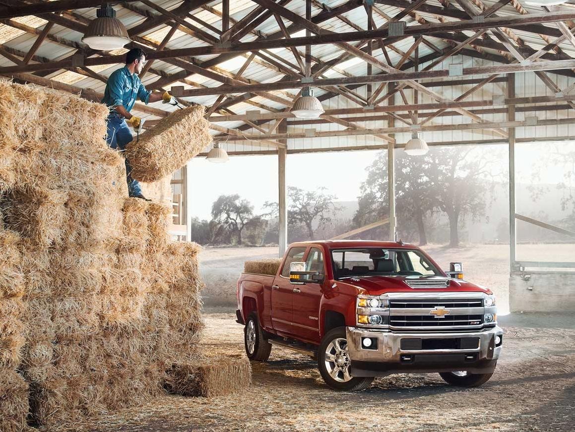 2018 Chevrolet Silverado 2500 Crew Cab LTZ| Lifestyle | Barn with Bales of Hay