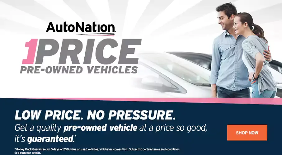 AutoNation One Price Banner