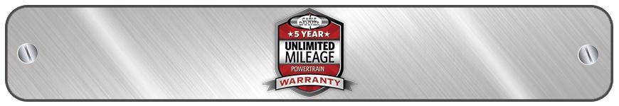 5 Year Warranty