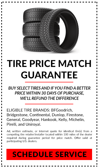 TIRE PRICE MATCH GUARANTEE  | Service Coupon