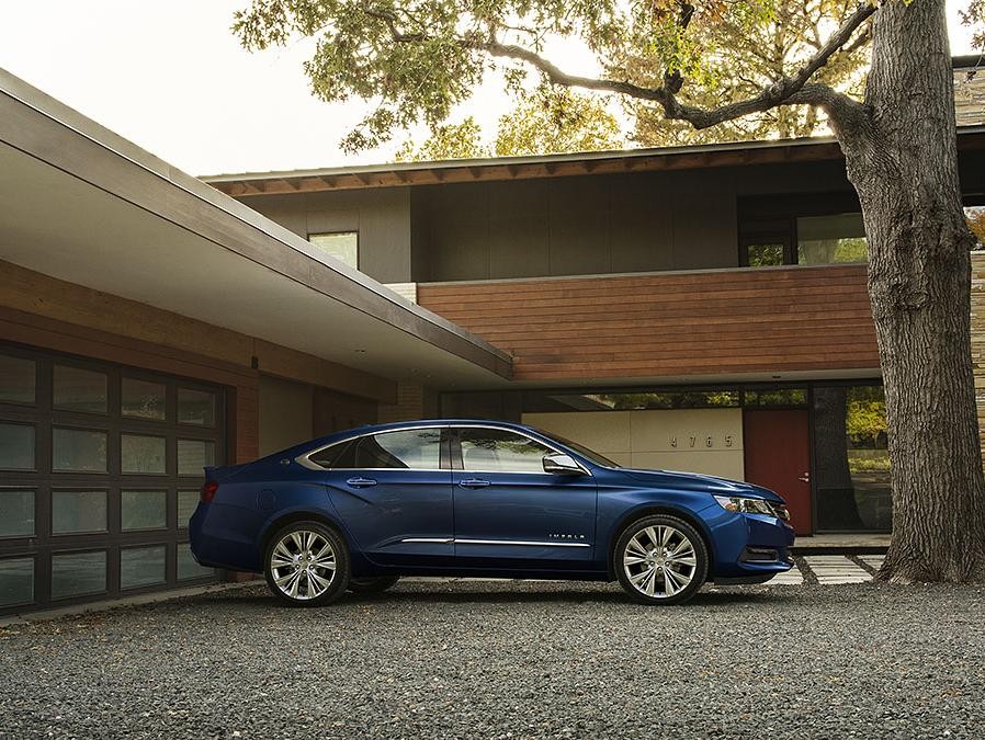 2017 Chevrolet Impala in driveway