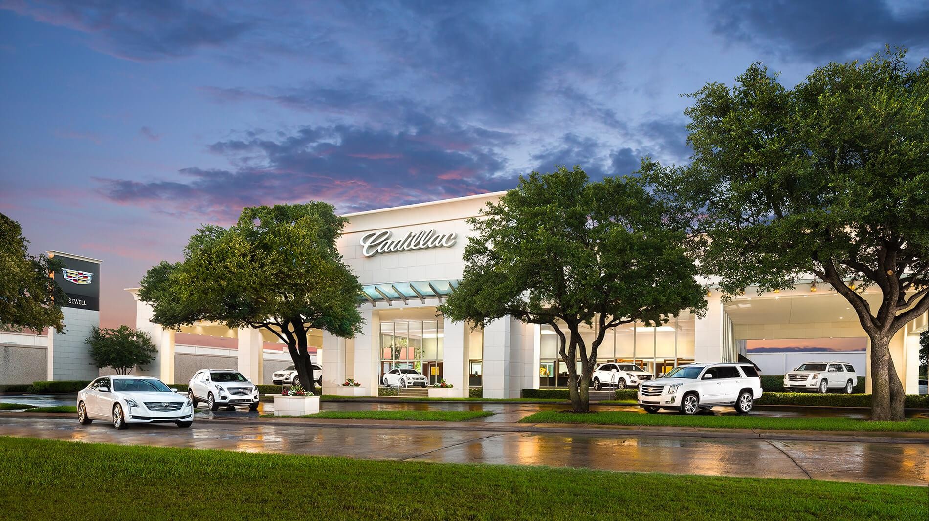 Sewell Cadillac Dallas Dealership Exterior Photo