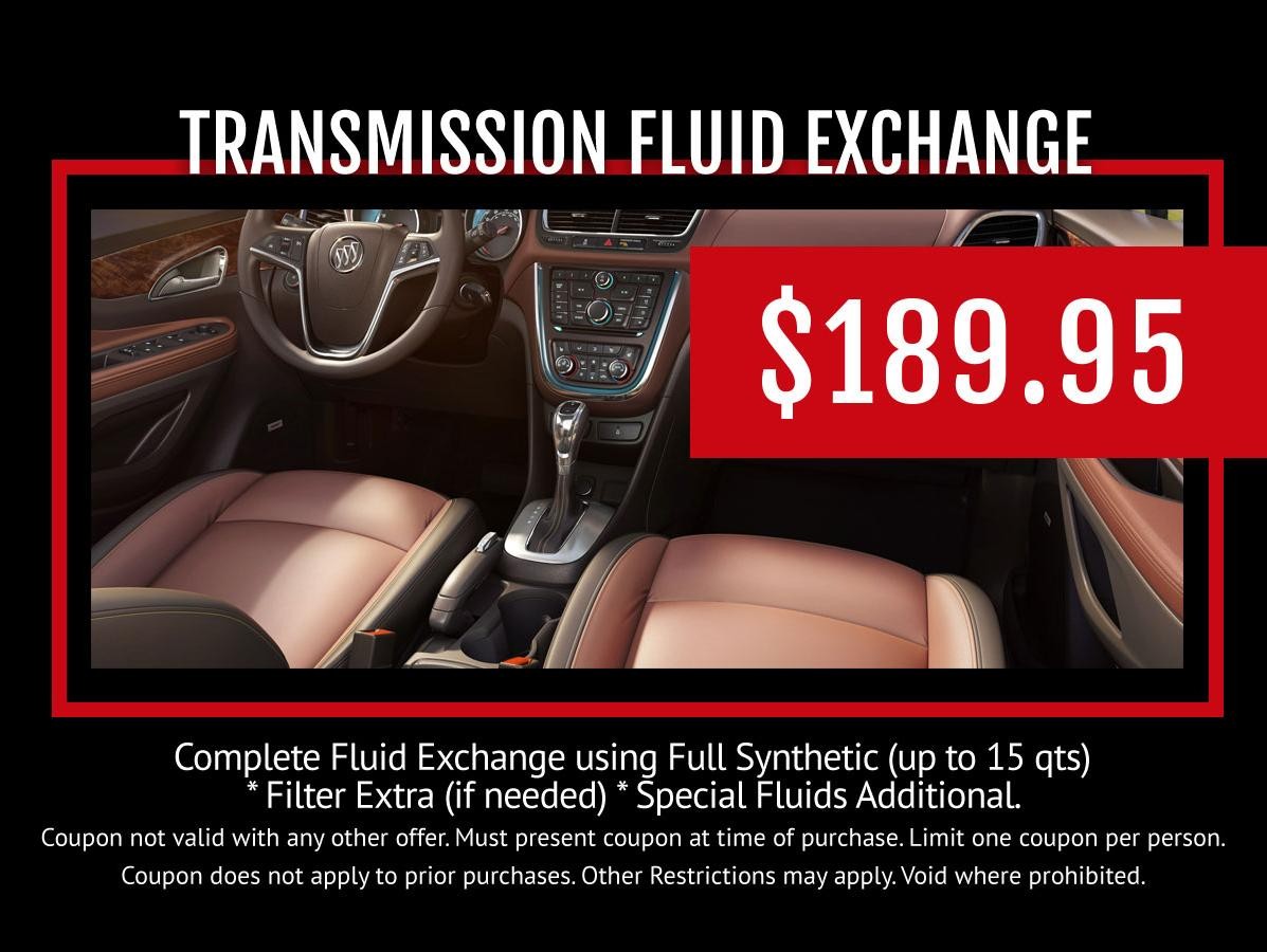 Transmission Fluid Exchange Special