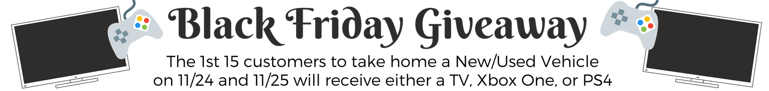 Black Friday Giveaway Banner
