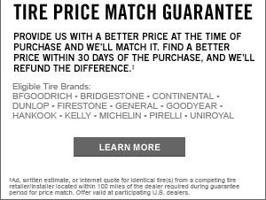 Tire Price Match Guarantee