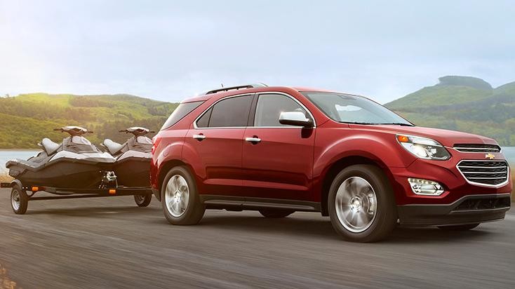 Red Chevy Equinox