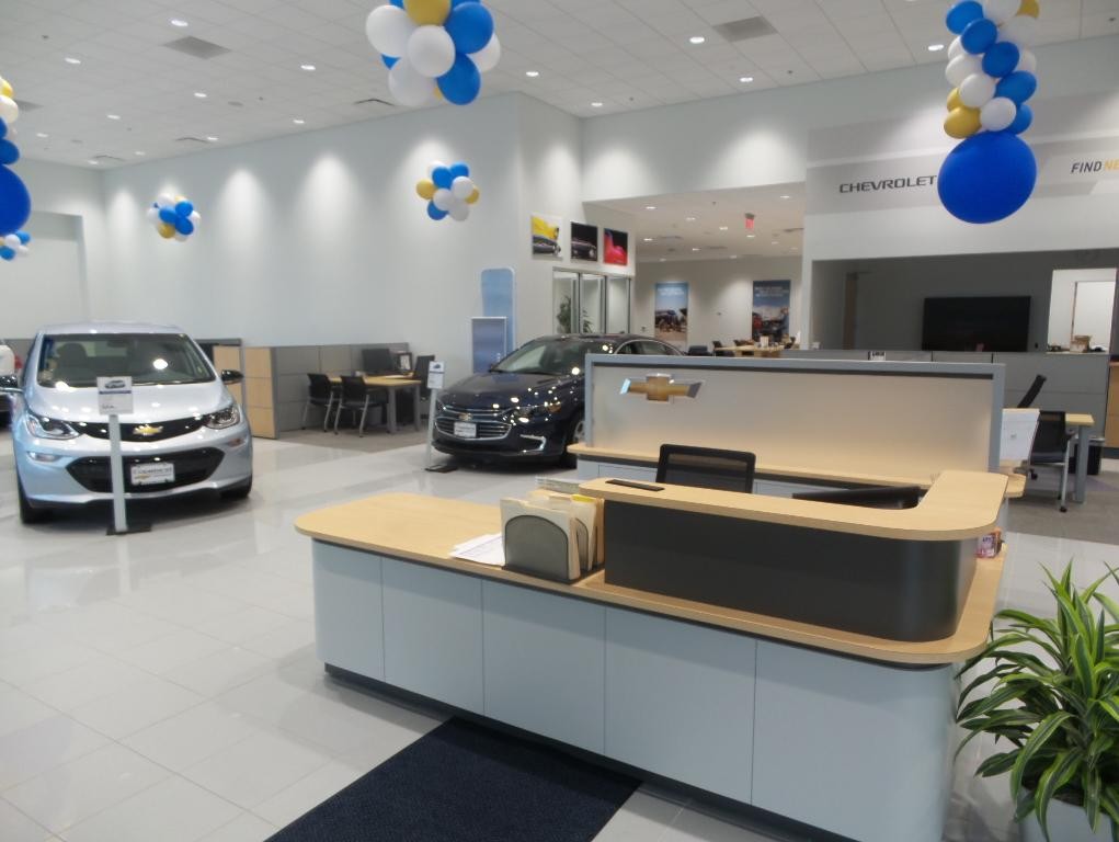 Copeland Chevrolet receptionist desk