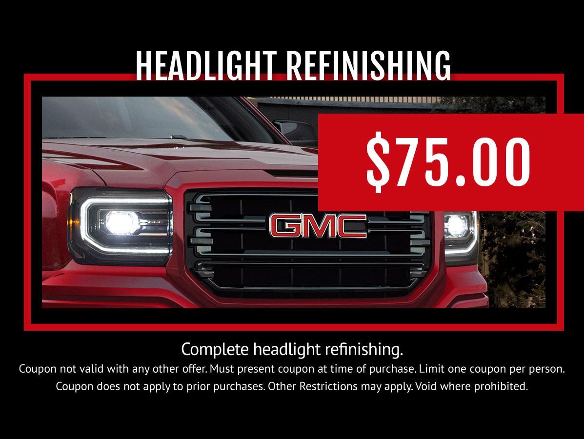 Buick & GMC Headlight Refinishing